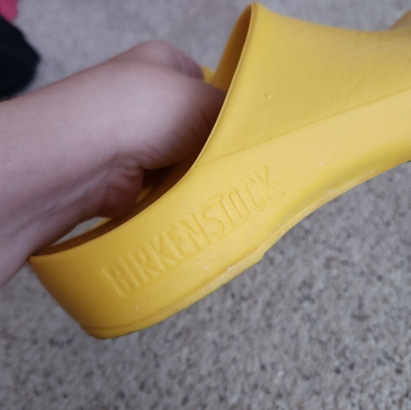 Birkenstock Yellow Clogs - Picture 5 of 12